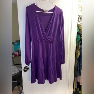 Torrid Deep Purple V-Neck Dress